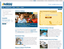 Tablet Screenshot of aholiday.co.uk